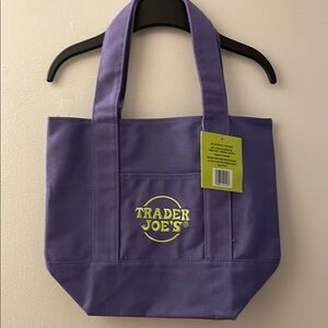 Trader Joe's Purple Tote Bag